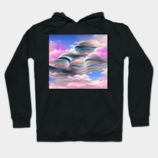 Vaporwave Clouds Hoodie